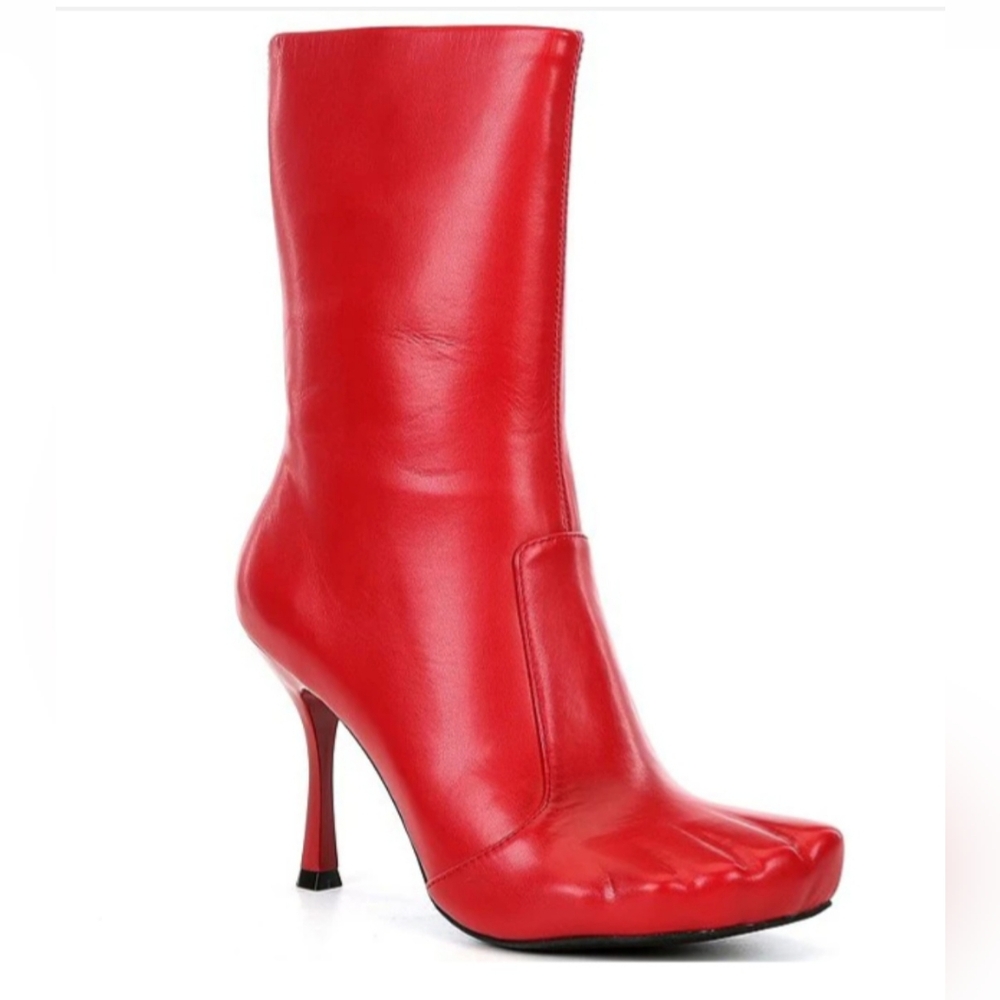 Jeffrey Campbell Red Heeled Boots Bold Statement